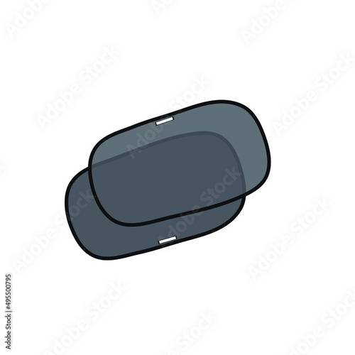 Car Window Shade Stock Illustration