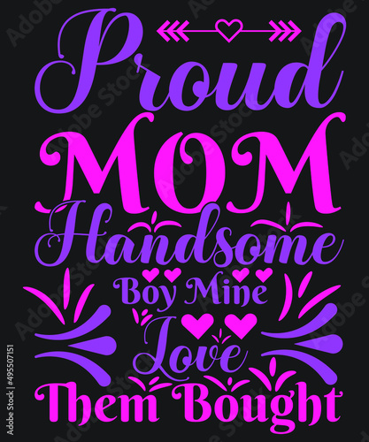 Mother's Day T-shirt Design Vector