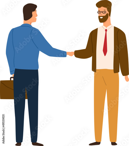 Business Men Cartoon Illustration