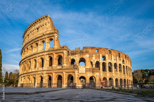 Fotobehang Colosseum in Rome, Italy