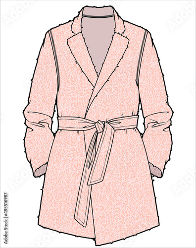 SHERPA LOUNGE WEAR FOR WOMEN IN EDITABLE VECTOR FILE