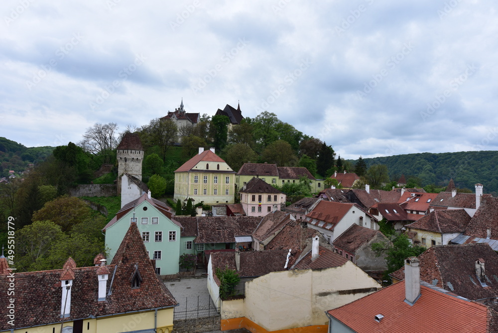 Sighisoara Fortress, seen from the clock tower 19