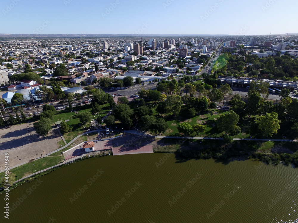 Trelew, Argentina, from above