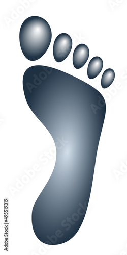 Abstract foot illustration