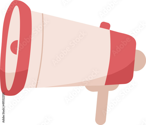 Megaphone Icon Cartoon Illustration