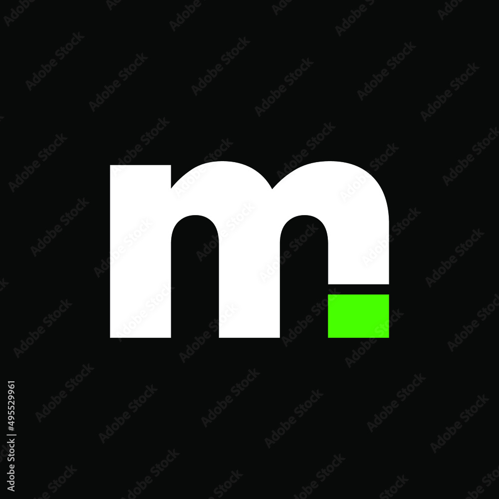 MI company name initial letters monogram. MI icon. MI company name initial letters monogram. MI icon.