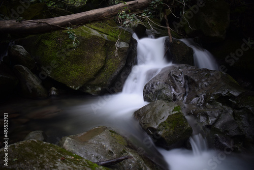 a small stream in a Tuscan countryside