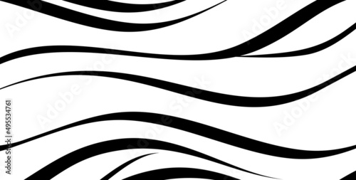 Modern Abstract Background. Abstract wave element for design. Diagonal stripe seamless pattern. Geometric classic black and white thin line background