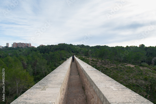 The "Devil bridge", an old roman aqueduct preserved outside Tarragona city © Christian