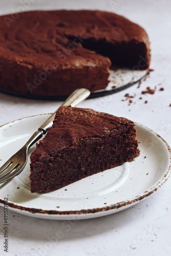 Flourless chocolate cake, gluten-free chocolate cake