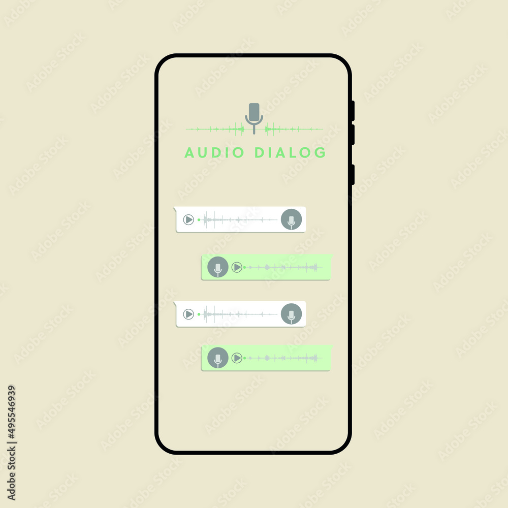 smartphone social network audio dialog smartphone social network audio dialog