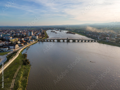Wallpaper Mural Old Bridge over Maritsa river in town of Svilengrad, Bulgaria Torontodigital.ca