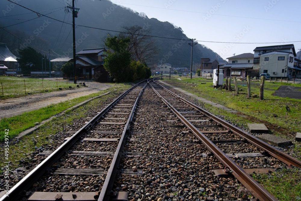 福井県敦賀市　敦賀港線（廃線跡）