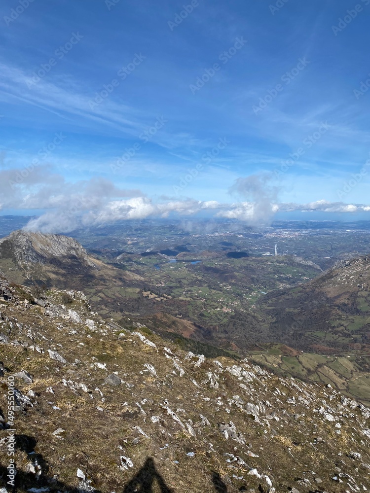 View from the Angliru 