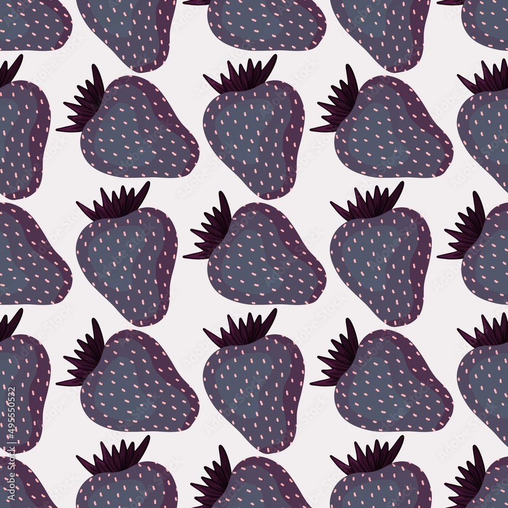 Fruit seamless strawberry pattern for fabrics and textiles and packaging and gifts and cards and linens Fruit seamless strawberry pattern for fabrics and textiles and packaging and gifts and cards and linens