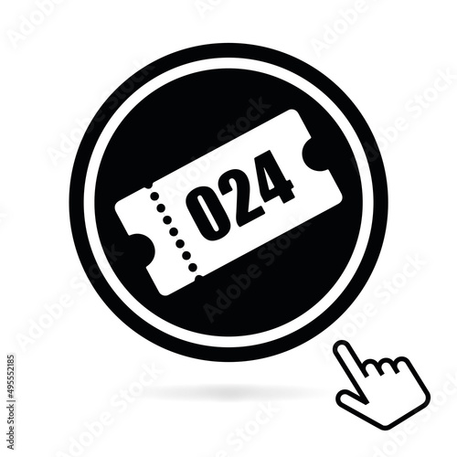Logo ticket.