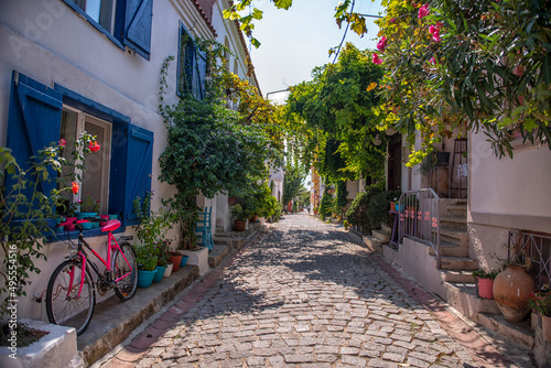 Bozcaada street. Canakkale, Turkey 