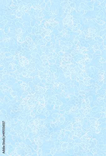 和紙　青　模様　背景