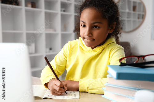 Little African-American gir...