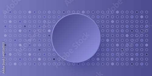 Abstract geometric background with purple (very peri) gradient circle background