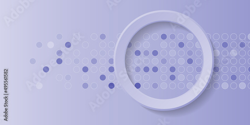 Abstract geometric background with purple (very peri) gradient circle background