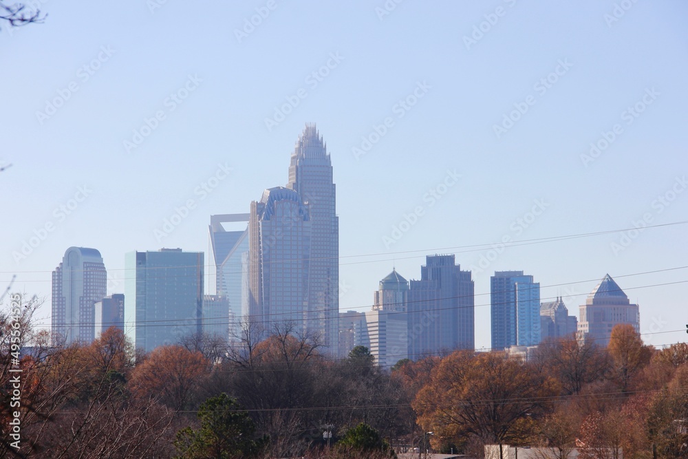 Obraz premium The Queen City, Charlotte, NC