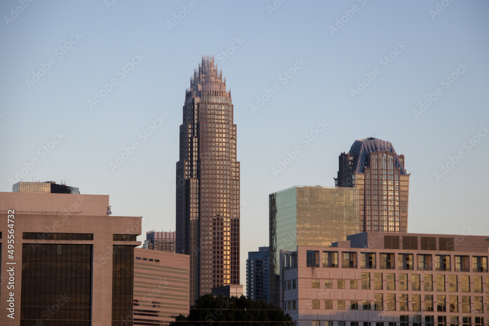 Fototapeta premium The Queen City, Charlotte, NC