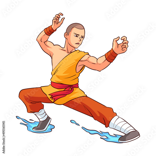 hand drawm kungfu master 1