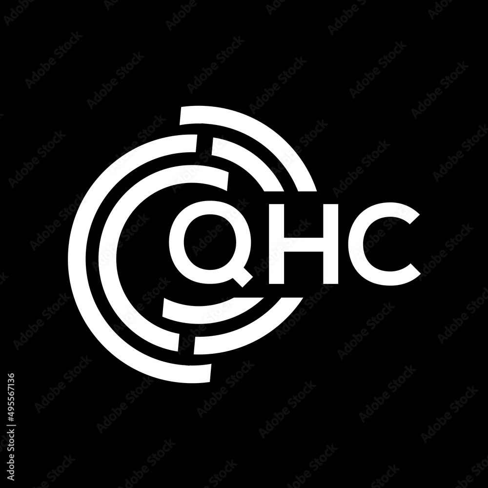 QHC letter logo design on Black background. QHC creative initials letter logo concept. QHC letter design.
QHC letter logo design on Black background. QHC creative initials letter logo concept. QHC letter design.