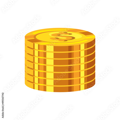 pile coins money dollars