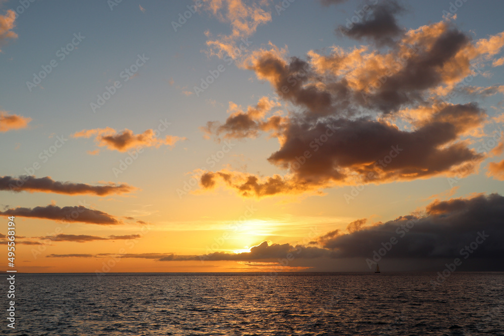 Fototapeta premium Maui Sunsets from Lahaina