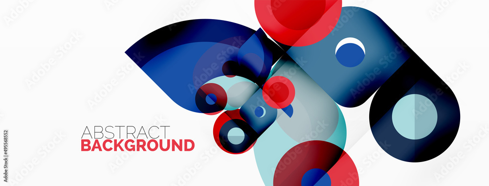 Obraz premium Colorful geometric pattern, minimal abstract background for wallpaper, banner, presentation