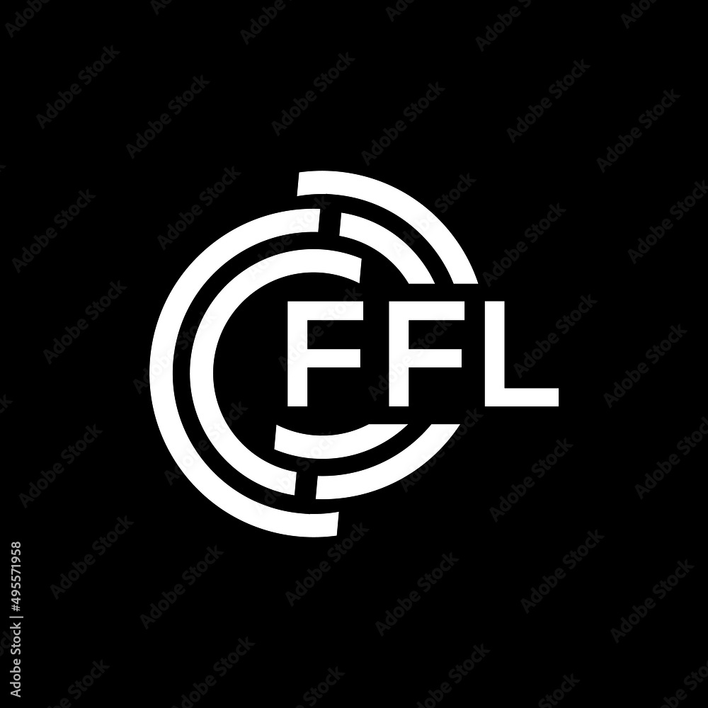 FFL letter logo design on Black background. FFL creative initials letter logo concept. FFL letter design.
FFL letter logo design on Black background. FFL creative initials letter logo concept. FFL letter design.