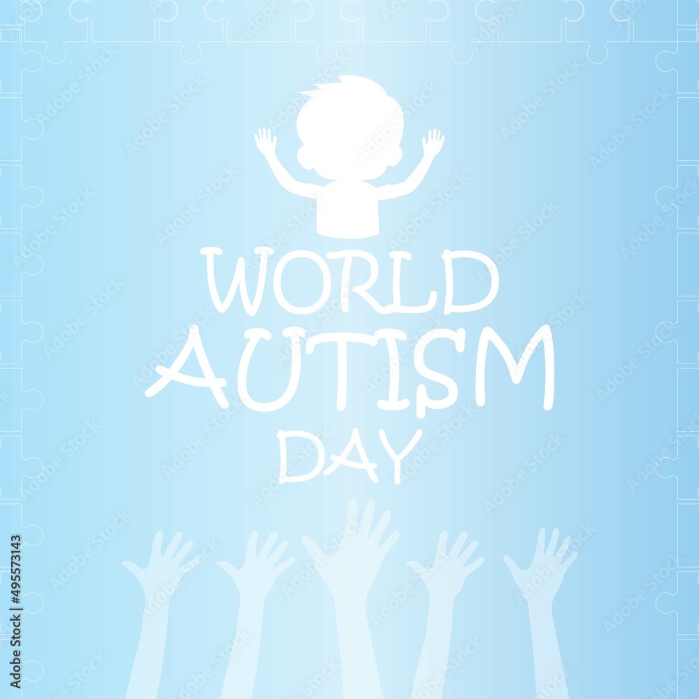 World Autism Awareness Day. April 2nd. Templates for cards, posters with text inscriptions. World Autism Awareness Day. April 2nd. Templates for cards, posters with text inscriptions.