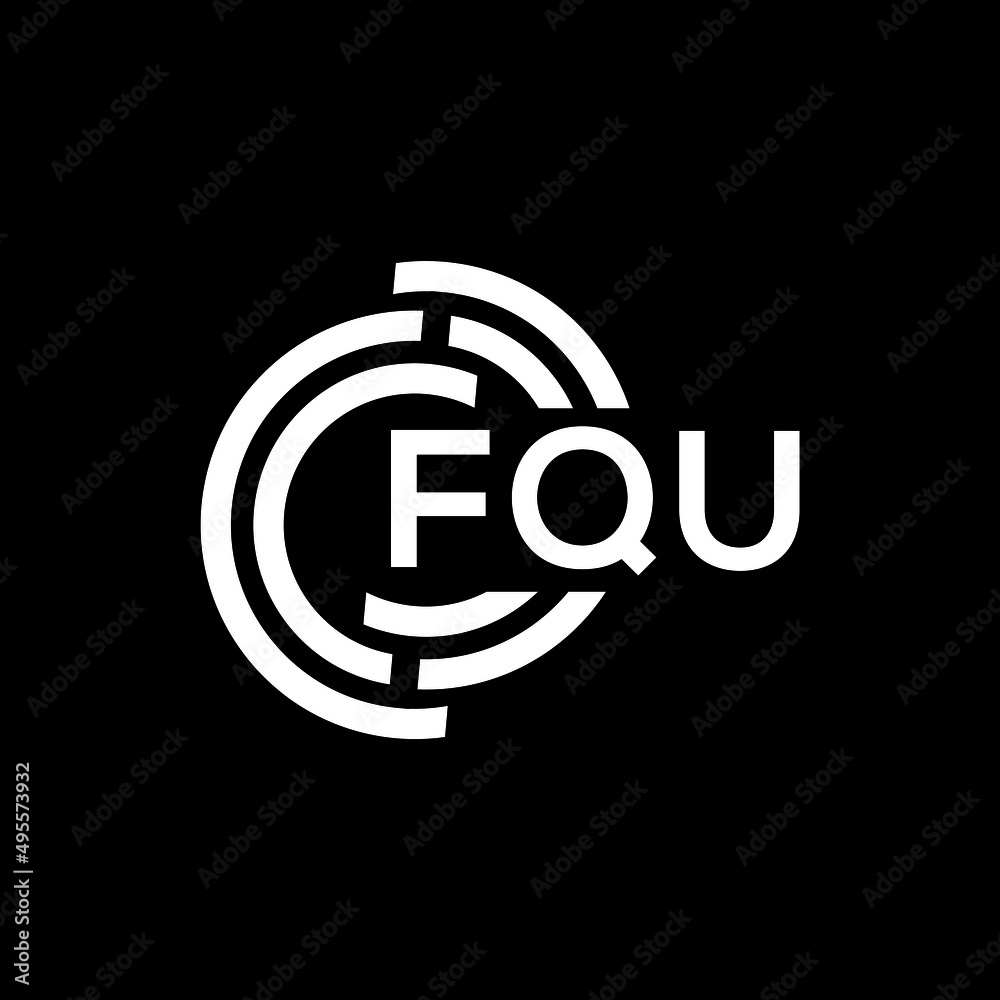 FQU letter logo design on Black background. FQU creative initials letter logo concept. FQU letter design.
FQU letter logo design on Black background. FQU creative initials letter logo concept. FQU letter design.