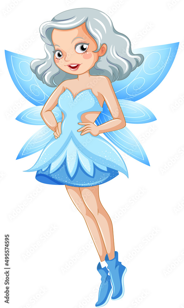 Beauty fairy on a white background Beauty fairy on a white background