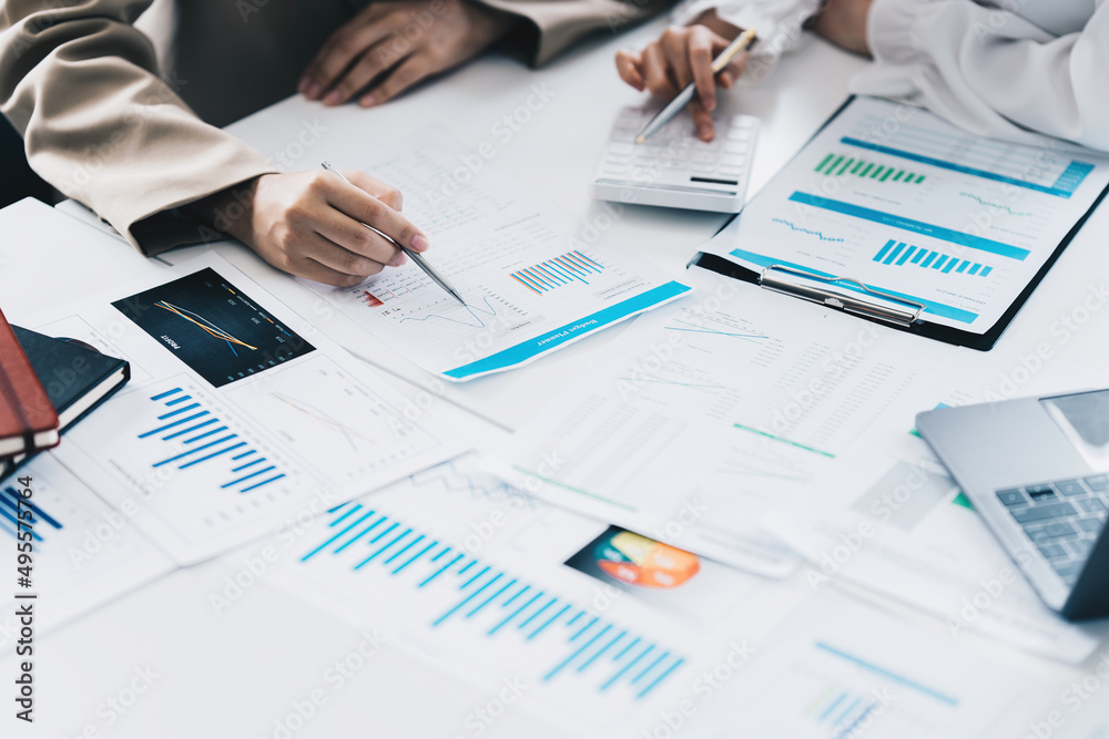Image of Audit team working together and looking about transaction for corruption of company. Finance budget concept. Image of Audit team working together and looking about transaction for corruption of company. Finance budget concept.