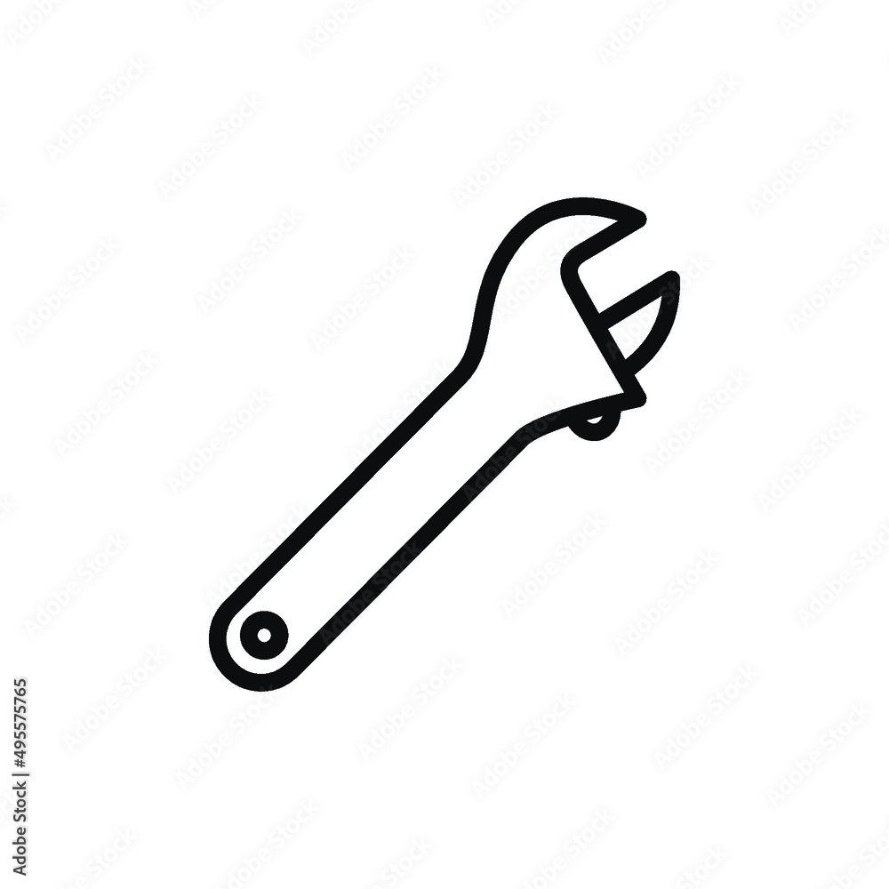 Adjustable wrench icon Adjustable wrench icon