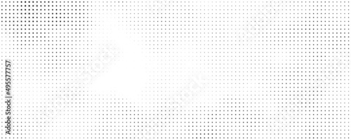 black and white background with halftone dots pattern