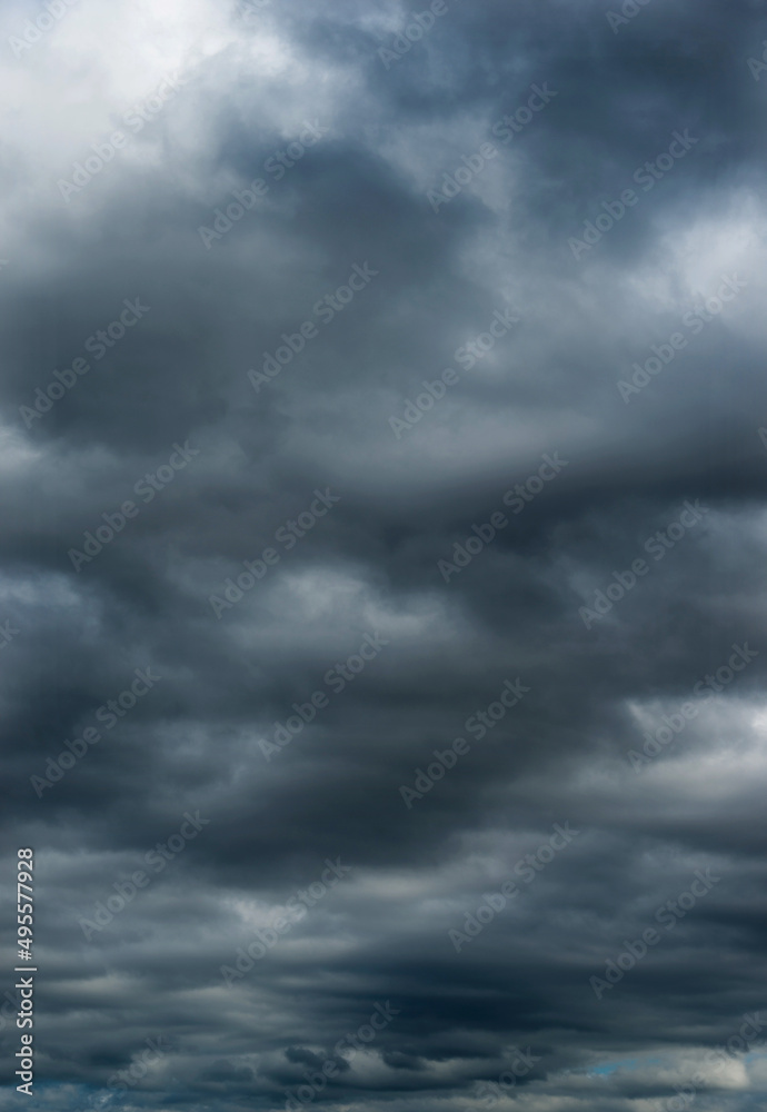 Background of stormy rain clouds