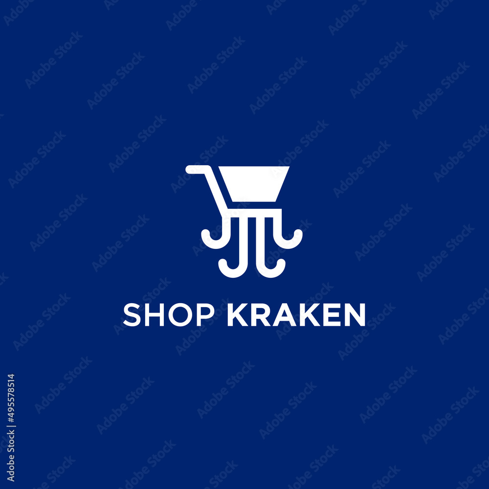 octopus shop logo or kraken logo octopus shop logo or kraken logo