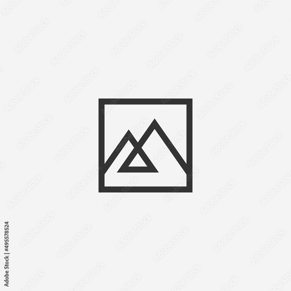 mountain logo or peak logo mountain logo or peak logo