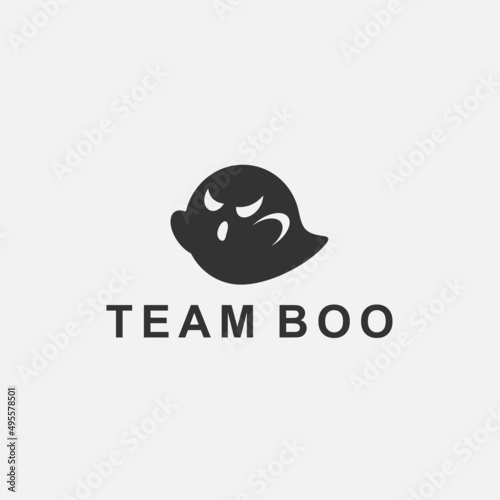 flying ghost logo or ghost logo