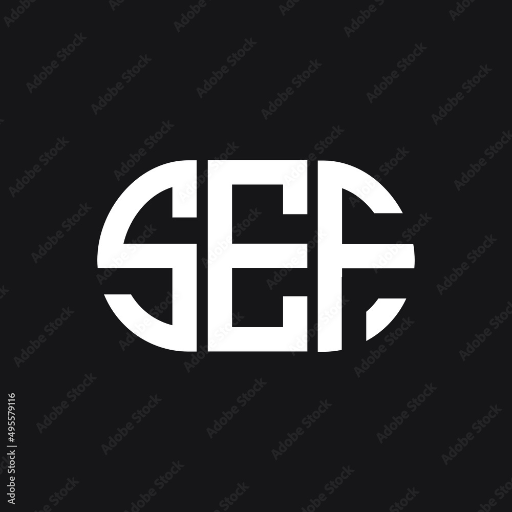 SEF letter logo design on black background. SEF creative initials letter logo concept. SEF letter design. SEF letter logo design on black background. SEF creative initials letter logo concept. SEF letter design.
