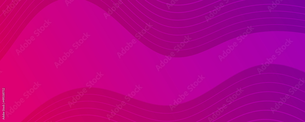 Modern colorful gradient background with wave lines