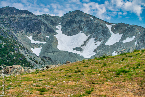 Whistler Mountains in summer season, British Columbia - Canada photo