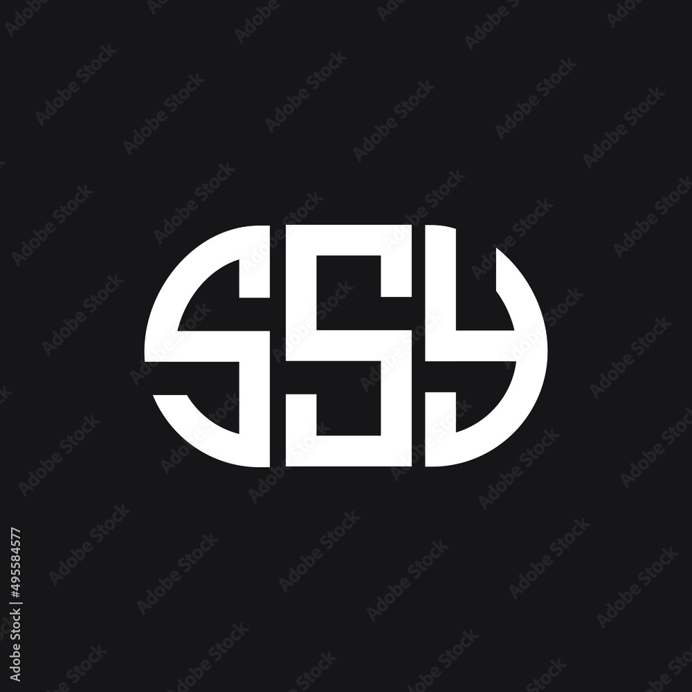 SSY letter logo design on Black background. SSY creative initials letter logo concept. SSY letter design.
SSY letter logo design on Black background. SSY creative initials letter logo concept. SSY letter design.