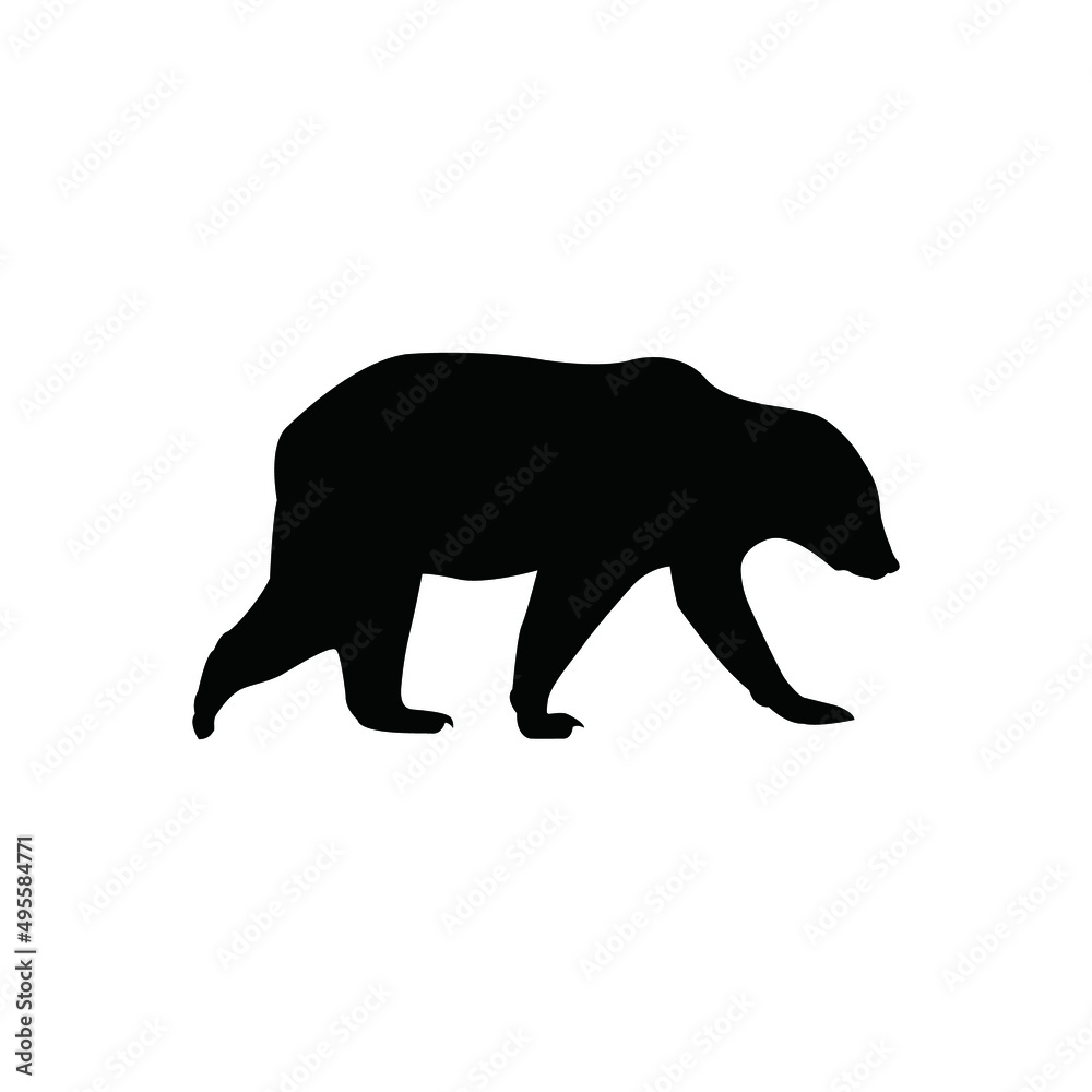 logo of a strong and brave bear