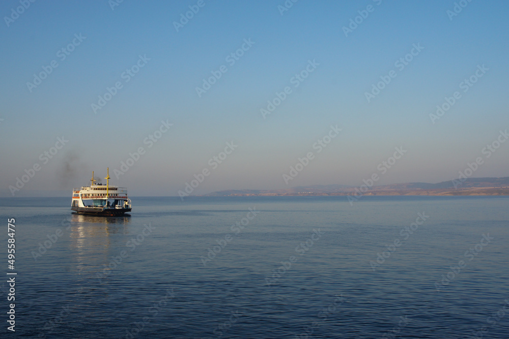 Obraz premium cargo ship in port
