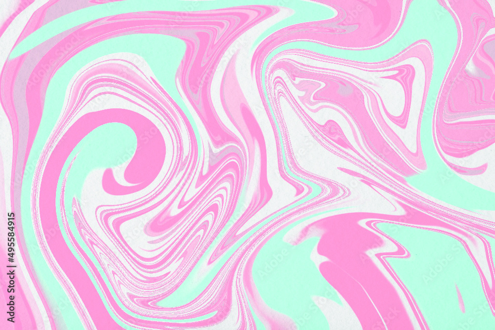 Liquid marble wallpaper with pink texture Stock Vector Adobe Stock